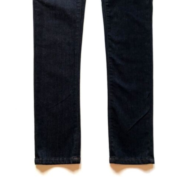 Eileen Fisher Skinny Ankle Stretch Jeans Denim Womens 0 Blue Dark Wash Organic - Picture 5 of 10